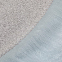 Faux Fur Rug Sheepskin Shag Fluffy Fuzzy White 2x6 ft Runner Rugs for Bedroom Bedside Bed Floor Living Room Plush High-Density Cushion Carpet Super Sofa Cover