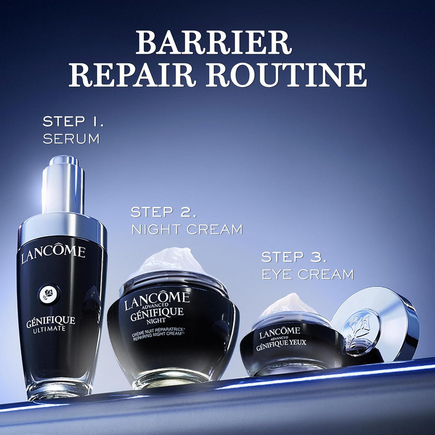 Lancôme Génifique Ultimate Dual Recovery Face Serum- Anti-Aging Serum Visibly Improves Fine Lines, Rough Texture, Plumpness and Even Skintone - with Beta Glucan and, Hyaluronic Acid