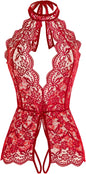 Ababoon Women One Piece Lingerie Lace Sexy Baby Dolls Teddy Sleepwear