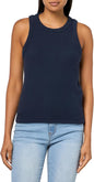 Dockers® Women's Rib Tank Slim Fit with Loft Knit, Navy Blazer, Small  ( Clearance )