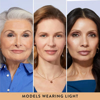 LAURA GELLER NEW YORK Baked Balance-n-Brighten Foundation with Kabuki Brush Makeup Set, Light