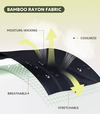 DAVID ARCHY Mens Pajama Pants Bamboo Rayon Lightweight Sleep Bottoms, Breathable Lounge Pants with Pockets Comfy PJs, 2 Pack