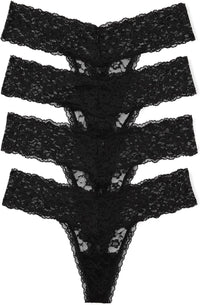 Victoria's Secret Women's Lace Thong Underwear, Panties for Women, Multi Pack (XS-XXL)