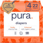 Pura Size 6 Eco-Friendly Diapers (29+ lbs) Hypoallergenic, Soft Organic Cotton, Sustainable, up to 12 Hours Leak Protection, Allergy UK, Recyclable Paper Packaging, 18 Count (Pack of 3) (54 Diapers)