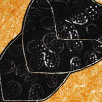 HD Womens African Lace Kaftan Dress Embroidery V Neck Evening Party Gown One Size with Matching Headwrap