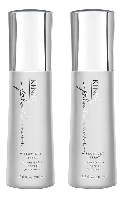 Kenra Platinum Blow-Dry Spray | Time-Saving Heat Protectant | Detangles, Smooths, and Softens | Eliminates Frizz & Resists Humidity | Medium To Coarse Hair