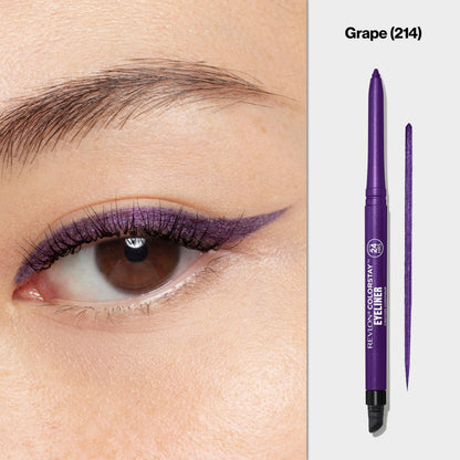 Revlon ColorStay Pencil Waterproof Eyeliner, Smudge-Proof, Eye Makeup with Built-In Sharpener, 202 Black Brown, 0.01 oz