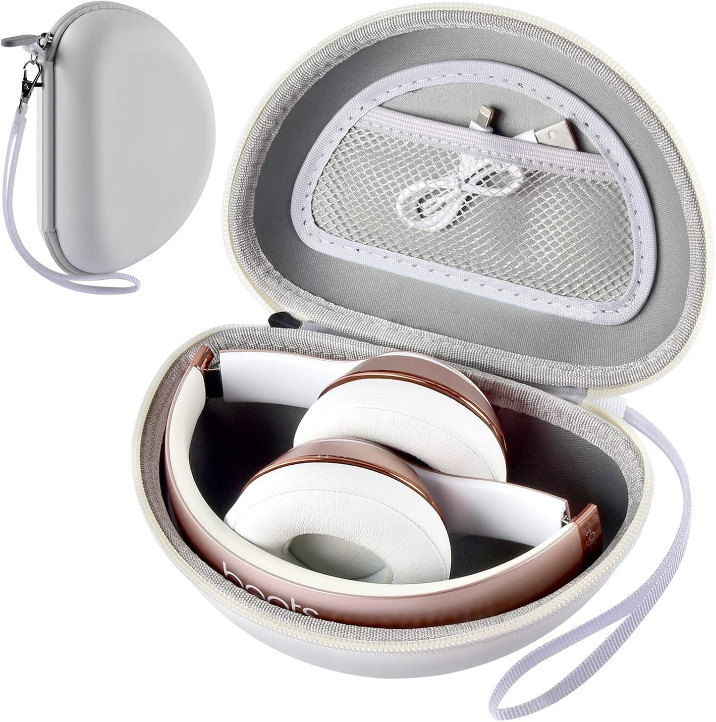 Headphone Case Compatible with Beats Solo 4/ Studio Pro x Kim Kardashian/ Solo3/ Studio3/ Solo2/ Solo Pro Bluetooth On-Ear Headphones Headset - Blue