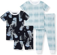 Burt's Bees Baby Girls' Pajamas, 2-Piece Long Sleeve Tee and Pants Organic Cotton PJ Set