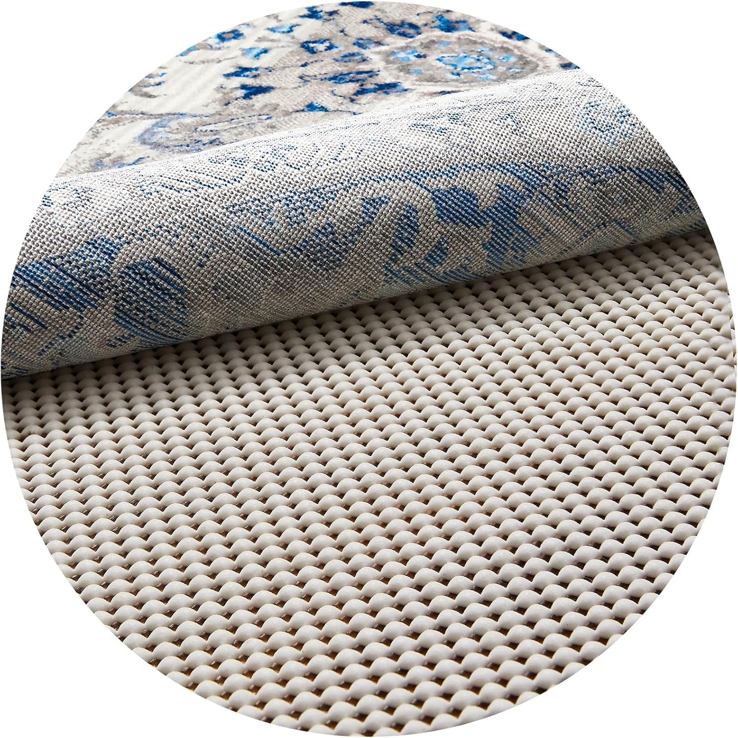 Veken Non Slip Rug Pad Gripper 8 x 10 Feet Extra Thick Pads for Any Hard Surface Floors, Keep Your Rugs Safe and in Place, Under Carpet Anti Skid Mat