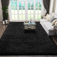 Ophanie Area Rugs for Living Room Bedroom, Upgrade Non-Slip Fluffy Soft Grey Shag Carpet, Indoor Floor Gray 4x6 Fuzzy Shaggy Living Room Plush Rug for Kids Home Dorm Decor Aesthetic