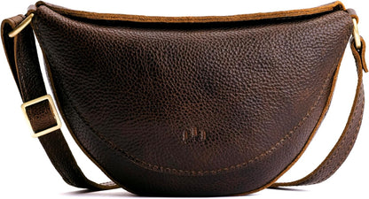 Portland Leather Goods Koala Sling Bag – Leather Sling with Adjustable Strap – Handmade from the Finest Full-Grain Hides