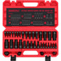 Hex Bit Impact Socket Set: 36-Piece with 4 Adapters, 1/4" 3/8" 1/2" Drive Master Allen Impact Socket Set, SAE and Metric, H5-H19 & 3/4"-5/64", Heavy Duty Storage Case, Automotive Mechanic