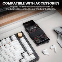 CODE 118 Slim Wallet Tracker Card for Android – Credit Card Size Bluetooth Tracking Device – Ultra Thin Aluminum & Tempered Glass – Ring Feature – Long Battery Life