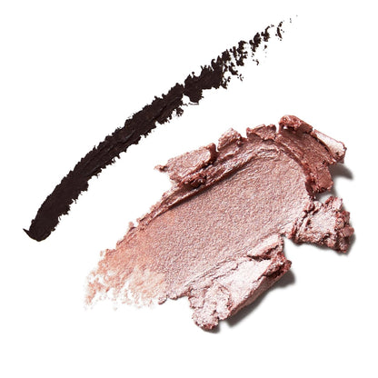 LAURA GELLER NEW YORK Swipe-n-Line Dual-Ended Eyeshadow + Eyeliner - Classic (Onyx/Champagne) - Cream Eyeshadow & Smooth Glide Eyeliner - Waterproof & Crease-free Color