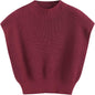CIDER Women's Casual Sleeveless Knit Vest Sweater Pullover Stylish and Comfortable Plus Size