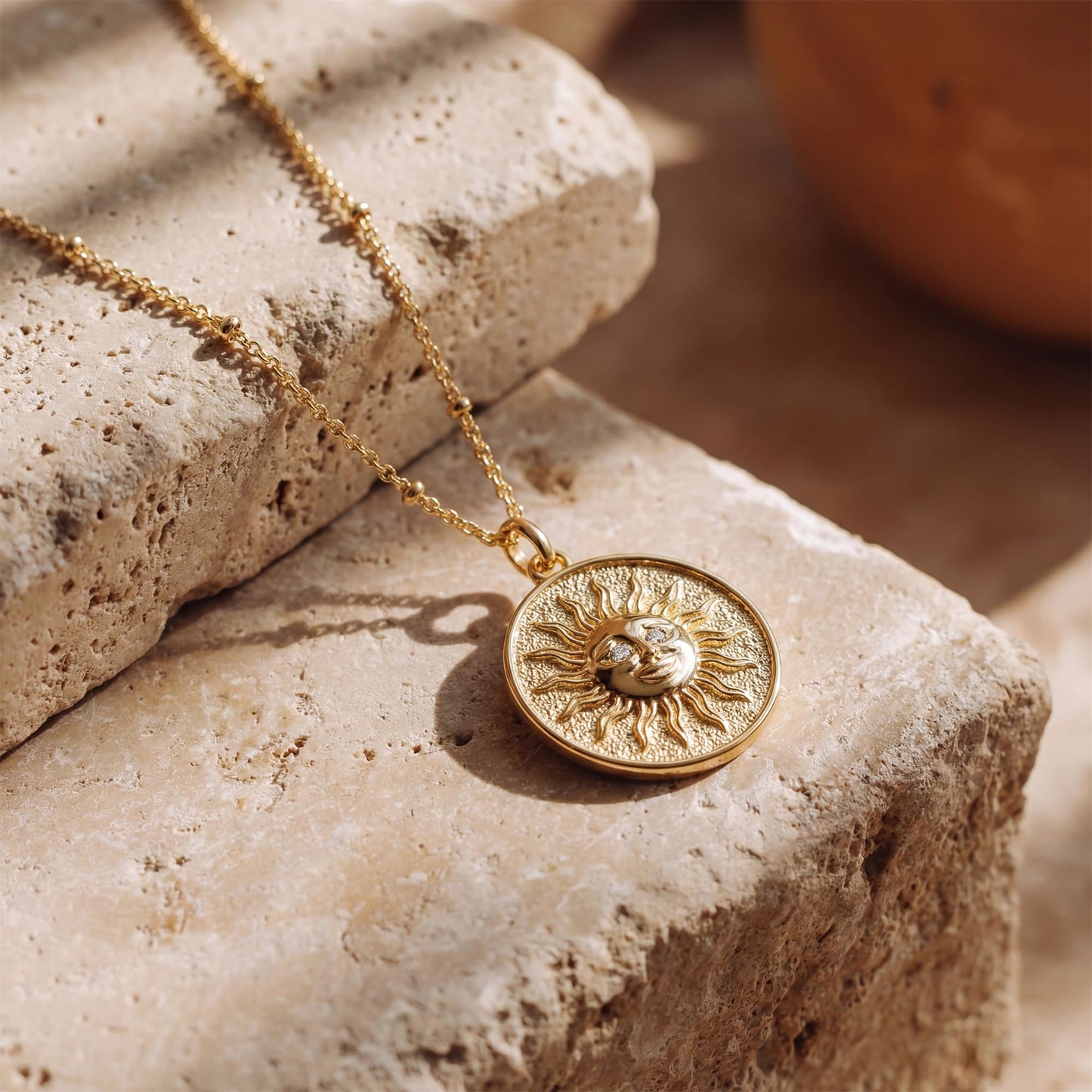 MEVECCO Layered Heart Necklace Pendant Handmade 18k Gold Plated Dainty Gold Choker Arrow Bar Layering Long Necklace for Women