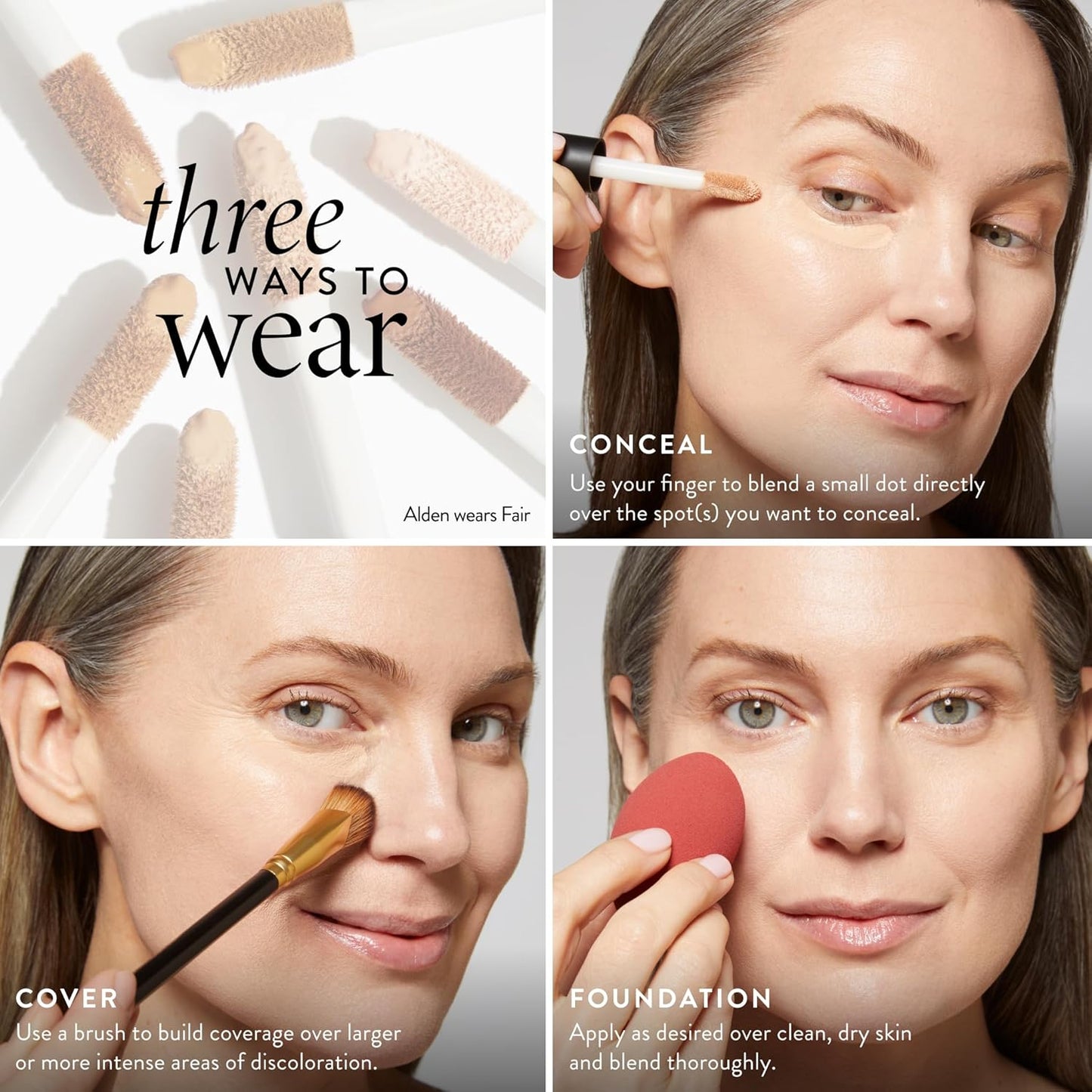 LAURA GELLER NEW YORK The Ideal Fix Concealer - Light - Buildable Medium to Full Coverage Liquid Concealer - Covers Under Eye Dark Circles & Blemishes - Long-Lasting
