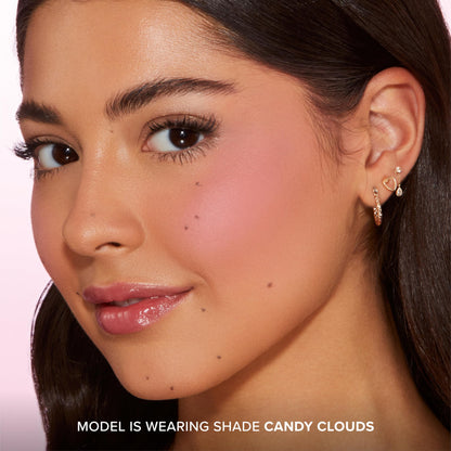 Too Faced Cloud Crush Blush | Buildable, Blendable, High Pigment Color, Vegan + Cruelty Free, 0.17 oz, Super Candy Clouds