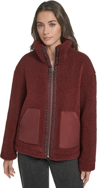 Levi's Women's Sherpa Teddy Jacket (Standard & Plus Sizes)