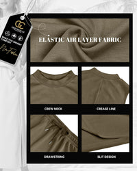 GRECERELLE Two Piece Skirt Sets for Women Summer Outfits with Pockets Lounge Sets Mock Neck Tops Split Maxi Skirt