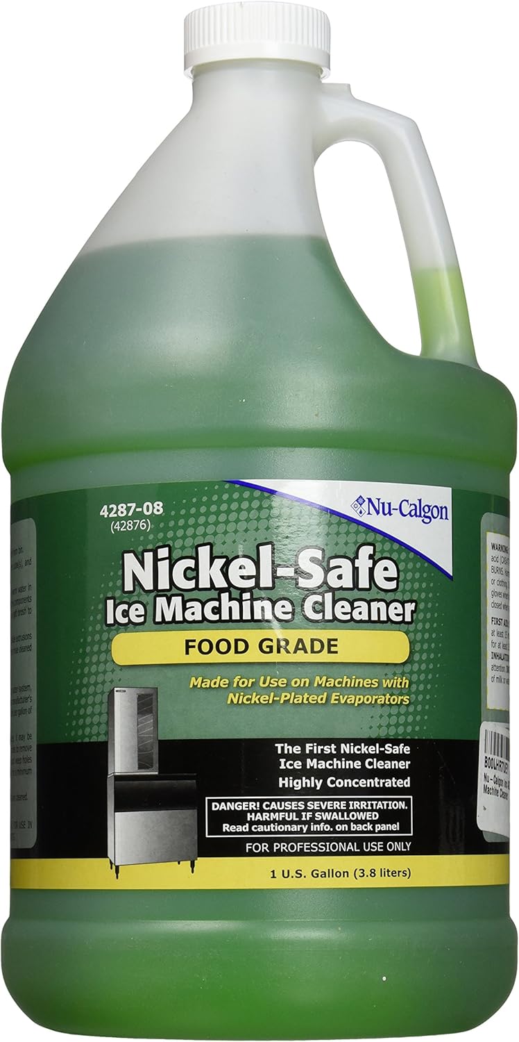 Nu-Calgon Inc 428708 Ice Machine Cleaner-1 gallon, Green, 128 Fl Oz (Pack of 1)