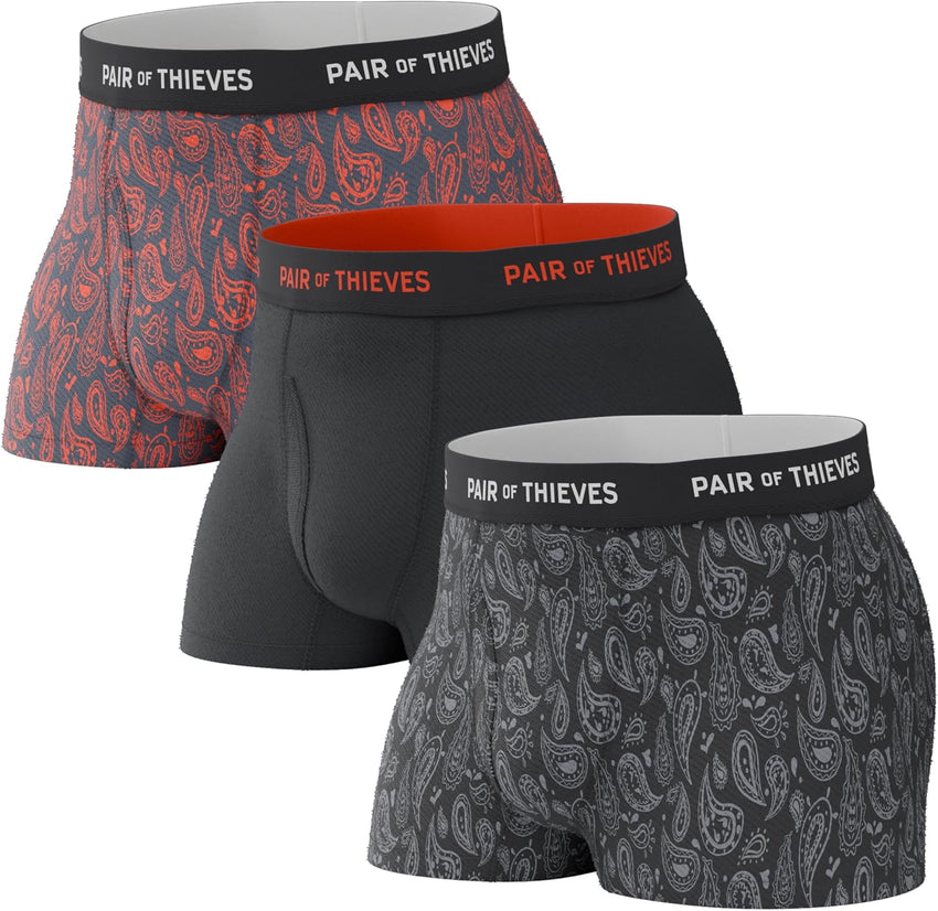 Pair of Thieves SuperFit Men’s Trunks – Breathable Mesh Cooling, Everyday Comfort, Easy-Access Fly