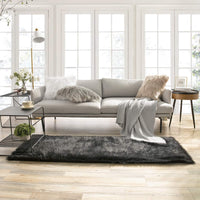 Ashler Faux Fur Rug, Fluffy White Small Sheepskin Rug, Ultra Soft 2x3 Ft Mat, Machine Washable Shag Mats, Nursery Throw for Bed, Living, Kids Room