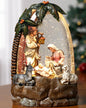 Train Snow Globe Christmas Snow Globe Lantern with Auto 6H Timer and Manual Glitter, Lighted Christmas Decorations Indoor with Santa Claus Reindeer Tree for Home Tabletop, Battery Operated
