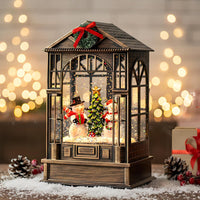 Christmas Snow Globes, Adoration of The Magi Nativity Manger Scene, Silent Night Music Water Lantern, Holiday Decorations Gifts for Family, Children or Friends