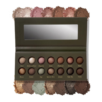LAURA GELLER NEW YORK The Delectables Soho Shimmers Eyeshadow Palette - Includes 14 Shimmer-Finish Baked Eyeshadows in Stunning Neutral Shades - Long-Lasting High-Shine Eyeshadows for Everyday