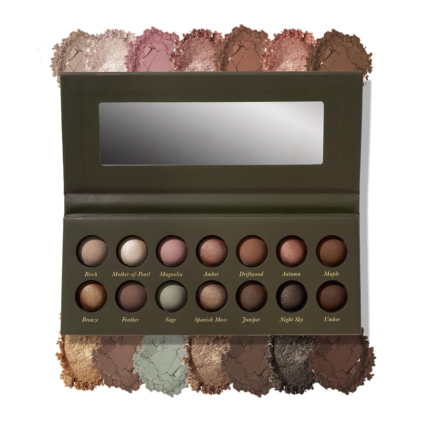 LAURA GELLER NEW YORK The Delectables Soho Shimmers Eyeshadow Palette - Includes 14 Shimmer-Finish Baked Eyeshadows in Stunning Neutral Shades - Long-Lasting High-Shine Eyeshadows for Everyday