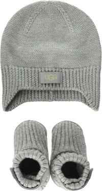 UGG baby-boys Skylar Beanie Gift Set Slipper