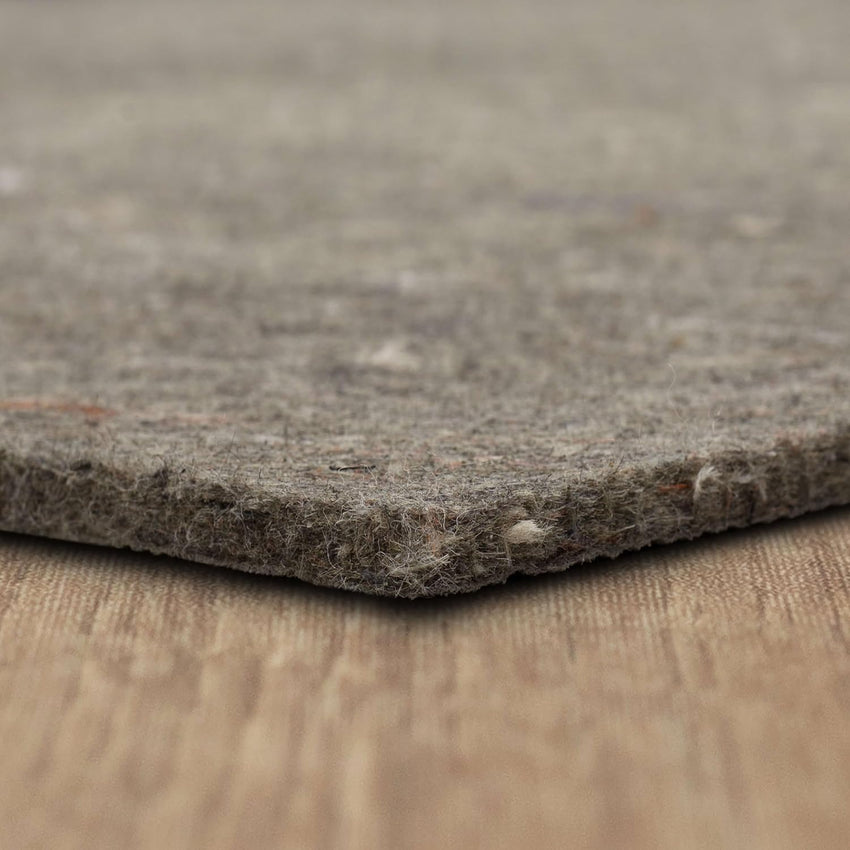Mohawk Home 8' x 10' Non Slip Grip Rug Pad 1/4" Thick Dual Surface Felt Cushion + Rubber Gripper - Safe for All Floors