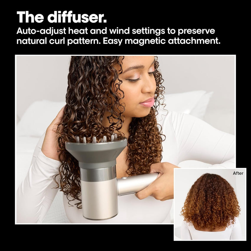 AirLight Pro Hair Dryer - Augmented with Infrared Light, Tested on All Hair Types, Fast Drying Without Damage