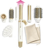 GLAMUP® 6 in 1 Hot Air Styler, Tight Grip, Powerful High Speed Dryer, Volumizer, Blow Dryer Brush, Curling Volumizing Hair Styler Gift Set with Travel Bag