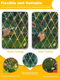 4 Pack 60 LED Fairy Lights Battery Operated with Timer, 20FT Waterproof Twinkle Lights Indoor Outdoor, Cuttable String Lights for Bedroom, Wedding, DIY, Centerpiece, Christmas Decorations (Warm White)