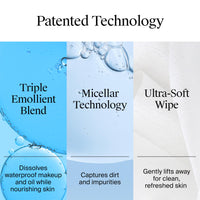 Neutrogena Makeup Remover Wipes Micellar Alcohol-Free Face Towelettes Remove Waterproof Mascara & Oil, Compostable 100% Plant-Based Cloth, Dermatologist & Ophthalmologist Tested, Twin Pack 2 x 25 ct