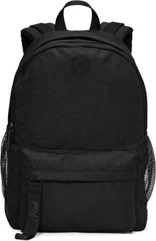 Victoria's Secret Women's Classic Canvas Backpack, Backpack for women, Black, O/S