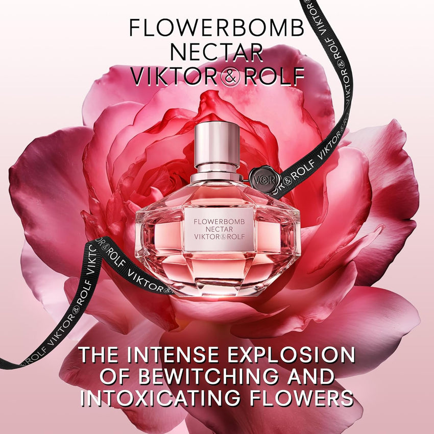 Viktor&Rolf - Flowerbomb Nectar Eau de Parfum - Women's Perfume - Floral, Spicy & Warm - With Notes of Gunpowder & Vanilla