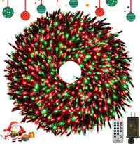 50FT 1000 LED Christmas Cluster Lights, Firecracker String Lights with Remote & 8 Modes & Timer, Waterproof Fairy Twinkle Light Plug in for Indoor Outdoor Party Garden Xmas Tree Decoration, Warm White
