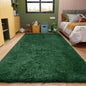 Ophanie Area Rugs for Living Room Bedroom, Upgrade Non-Slip Fluffy Soft Grey Shag Carpet, Indoor Floor Gray 4x6 Fuzzy Shaggy Living Room Plush Rug for Kids Home Dorm Decor Aesthetic
