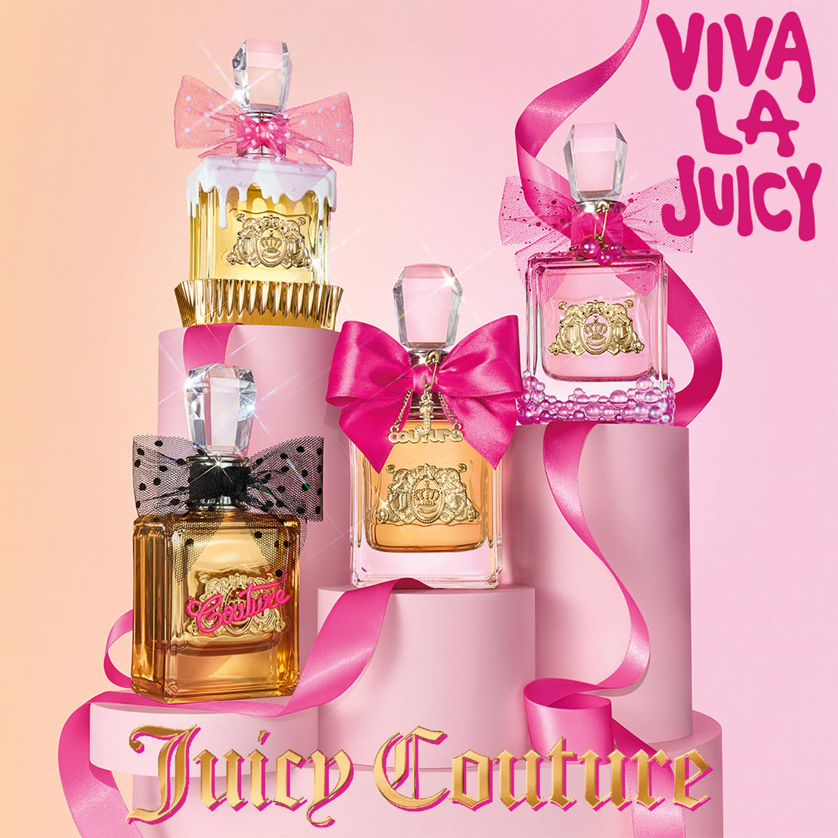 Juicy Couture Viva La Juicy Le Bubbly Eau De Parfum, Luxury Women's Perfume with Notes of Champagne Inspired Pink Berries, Gardenia, Jasmine & Amber - Fruity & Sweet, EDP Spray