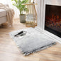 Ashler Faux Fur Rug, Dark Blue Area Rugs, Fluffy Sheepskin Fur Rug, Fuzzy Ultra Soft 2 x 6 Ft Rugs, Machine Washable Shag Rug, Nursery Throw Rugs for Bed, Living, Kids Room