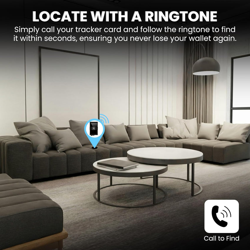 CODE 118 Slim Wallet Tracker Card for Android – Credit Card Size Bluetooth Tracking Device – Ultra Thin Aluminum & Tempered Glass – Ring Feature – Long Battery Life