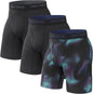 Pair of Thieves Men’s Long Boxer Briefs – Soft, Breathable, Quick Dry Underwear with 4-Way Stretch – Multi-Pack
