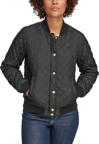 Levi's Women's Diamond Quilted Bomber Jacket With Front Pockets - Regular & Plus Sizes
