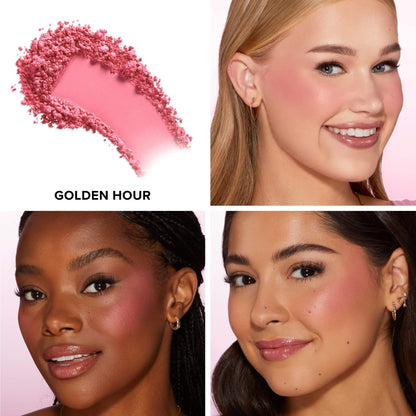 Too Faced Cloud Crush Blush | Buildable, Blendable, High Pigment Color, Vegan + Cruelty Free, 0.17 oz, Super Candy Clouds