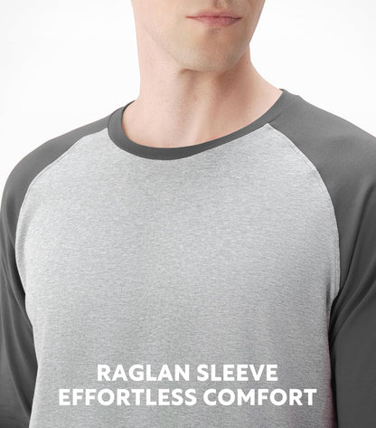 DAVID ARCHY Mens Pajamas Set - Soft Pj Sets for Men Long Sleeve Pajamas Men Cotton Mens Pjs Sets Loungewear with Pockets