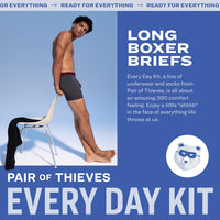 Pair of Thieves Men’s Long Boxer Briefs – Soft, Breathable, Quick Dry Underwear with 4-Way Stretch – Multi-Pack